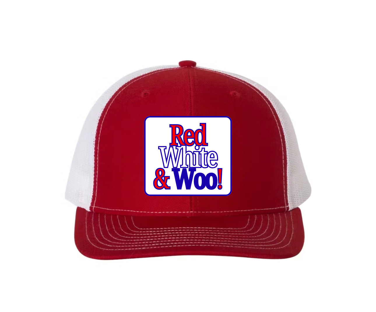 Red, White & Woo! Hat